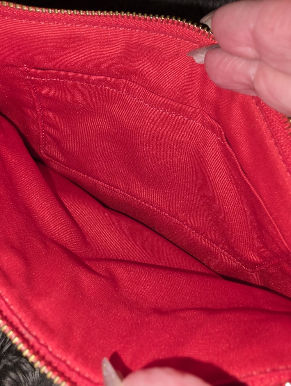 Coach Red Leather Wristlet Shoulder Bag - Picture 4 of 6